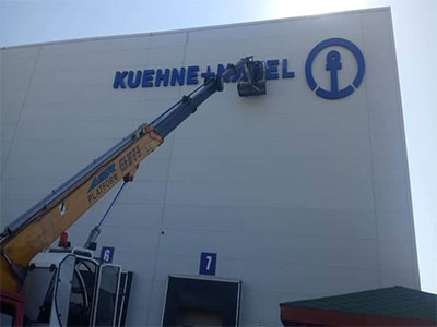 KUEHNE  NAGEL  SEPETLİ VİNÇ ÇALIŞMAMIZe